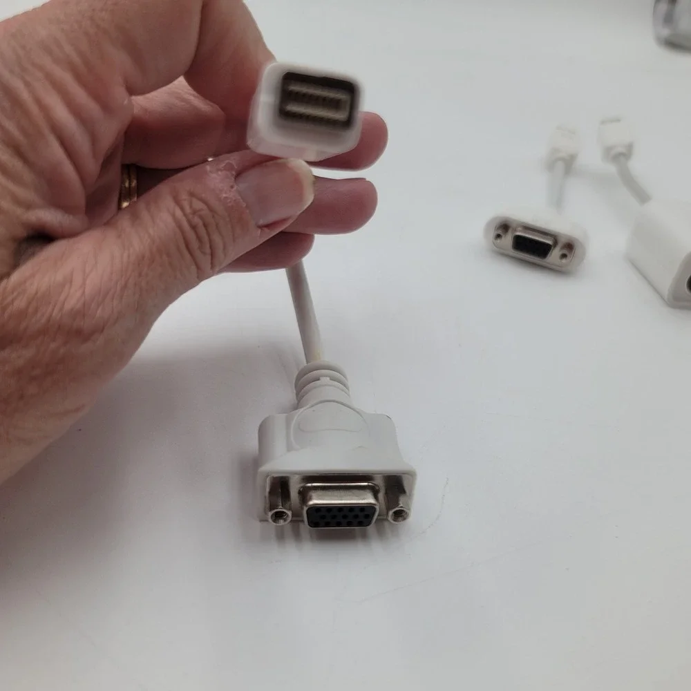 Lot of 6 Apple & Lention Adapters Mini DisplayPort VGA HDMI USB 3.0 Ethernet Hub